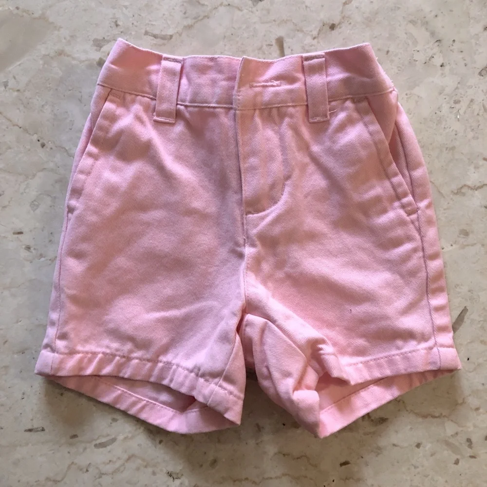 Janie & Jack pink jean shorts